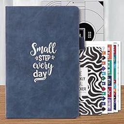 DOODLE | 2025 A5 Productivity Planner Kit | Undated | Hard Bound |288 Pages |12 Monthly Planners + Pocket Meal Planner + 200+ Stickers + Motivational Quote Cards + Tear Away Bookmarks l Activity Tracker l Monthly Review Pages l to do Lists [Step by Step]-picture-4