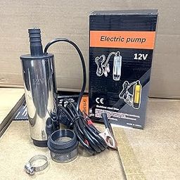 ANMSALES 12V 30LPM DC Diesel Fuel Water Oil Car Truck Camping Submersible Transfer Pump. Oil Pump Fuel Pump Fuel Transfer Pump Diesel Pump DC Pump-18