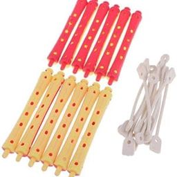 The Style Sutra 2x12pcs Hair Curler Clamps Hairdreser Perm Rods Hair Styling DIY 9 x 1.3 cm|Health & Beauty | Hair Care & Styling | Rollers & Curlers|12 Pieces Perm Rods(2 Pack)-33