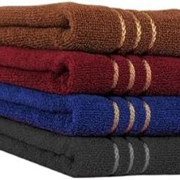 Blissful Creations Cotton 420 GSM Face, Hand, Sport Towels Set (Pack of 4)-image-72