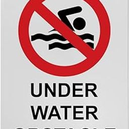 Under Water Obstacle Sign, 8.5 x 11 in" OSHA Compliant Swimming Pool Sign, Weatherproof Plastic, UV resistant & Easy-to-Read Signage-image-72