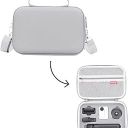 GetZget® Carrying Case Bag For Inst360 Go 3 & Accessories Storage Protective PU Case-7