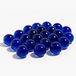 PremiumAV Blue Glass Pebbles – Decorative Stones for Aquarium, Garden, Fish Bowl, Planters & Home Décor – Round Glossy Beads for Vase & Craft Projects (Pack of Multicolor)-image-80