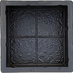 Reyal Black 8x8 Four Square Paver Block Mould 60mm (PVC) Rubber Mold Paving Block Mold Pathmaker Road Garden Block DIY Cement Mold-image-19