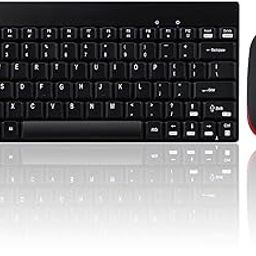 Perixx PERIDUO-712, Wireless Mini Keyboard and Mouse Combo - Nano Receiver - Black-image-60