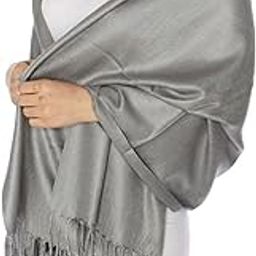 Kkrish Women Neck Scarf Plain Soft Stole With Fringe's, Hijab Wrap Dupata-image-38
