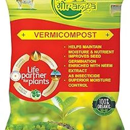 Gauranga Organic Neem Rich Vermicompost Fertilizer Manure For Plants (10kg, powder)-image-35