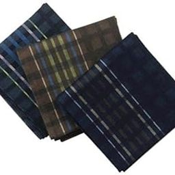 2x3 Mens Women 100% Cotton Square Handkerchief Hanky Bridal Party Hankie|Clothing Shoes & Accessories | Mens Accessories | Handkerchiefs|3 Pieces (2 Pack)-image-55