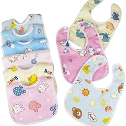 Khillayox Waterproof Bib For Baby Apron with Adjustable Button – Easy-Clean Feeding Apron for Infants & Toddlers-image-68