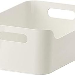 IKEA Rectangular Variera Box (White, 24x17 cm, 9 1/2x6 3/4 Inch), Plastic-21
