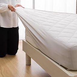 NITORI Japan N Cool Mattress Pad, 38 cm Deep Pocket, Cool*,Temperature Regulating, Cooling (Light Gray)-25