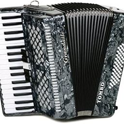 Tombo GT-60B Dragonfly Accordion for Alone Cosmo Gray Pearl-31