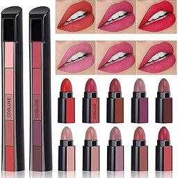 WRYAK 5 in 1 Professional Matte Finish Mini lipstick For Women And Girl (set of 5 different shades lipstick)-image-9