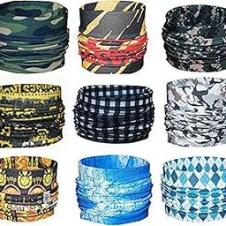 ? Bandana Combo Headwear Magic Scarf for Men and Women (Multicolour, Free Size) -9 PCS-image-45