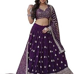Embroidery Work Lehenga Choli Set For Women party wedding |Bridal wear Stylish latest Lehenga Choli With Dupatta-picture-33