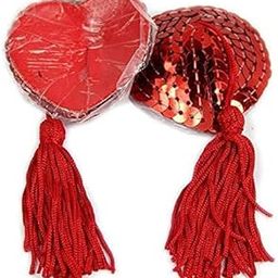 Women's Reusable White Round Shape Honeymoon Special Nipple Sticker Pasties Bra Cover Pad Breast Tassle - 1 Pair-image-32