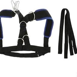 UJEAVETTE 2 Sets Fitness Sled Harness Workout Speed Trainer Vest Belt with Pull Strap-Sporting Goods- Fitness Running & Yoga- Strength Training- Other Strength Training-image-58