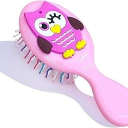 AMYCAUR Paddle Hair Bursh For Kids, Women, Girls, Scalp Massage Comb, Soft-Bristle Detangling Hair Brush, Comb For Curly Hair, Cartoon Hair Bursh Return Gift For Kids, Random Design (1 Pcs)-image-79
