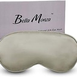 Bella Monza Luxuary Silk Sleeping Eye Mask With Silk Elastic Strap |Storage Pouch|Gift Box|-picture-46