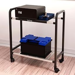 Lifelong Single Battery Inverter Trolley Stand for Home & Office| Supports Up to 80 Kg |Sturdy & Compact Design | Rust-Resistant with Lockable Wheels for Secure & Easy Inverter and Battery Storage-image-59