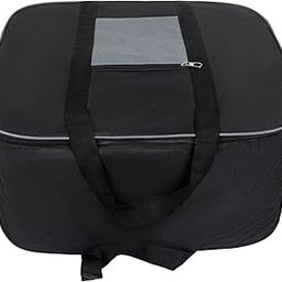 FRILLA Large Underbed Storage Bag, 69.55L Capacity, Waterproof Nylon with Handles, Black-Red, 54x46x28 cm (Black & Gray, Pack of 2)-image-1
