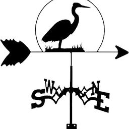 CALANDIS™ Classic Metal Weathervane Art Stake Farm Scene for Garden Cottage Ornament Crane | Weathervanes | Garden D?©cor | Yard, Garden & Outdoor Living-image-72