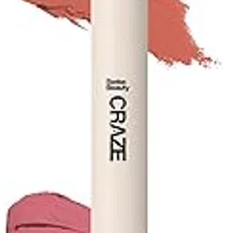 Swiss Beauty Craze Duo Non transferable Lipstick | 2-in-1 Long lasting Lip Colours with Satin Matte Finish | Shade- Peach Me Pink, 2g-41