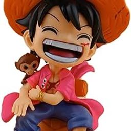 Blue Aura Monkey D Luffy Action Figure Height-13cm |with Box | Multicolour Collectible PVC | Luffy Naughty with Monkey-image-9