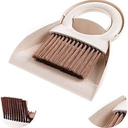 SHOPPOSTREET Plastic Cleaning Broom Brush and Dustpan Set Desktop Broom Sweep Cleaning Brush Dust Pan Car Keyboard Cleaning Household Dust Pan (Standard)-image-72