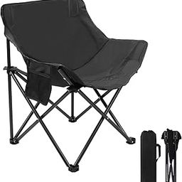 Portable Folding Chair for Sauna, Fast Folding Chair with Carry Bag and Side Pocket Sauna Chair for Home Steam Sauna, Camping, Tailgates, Beach, and Sports-image-34