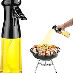 Misamo Enterprise Oil Sprayer for Cooking, 210ml Glass Olive Oil Mister, Salad Making Accessory (Cooking Oil Sprayers, Black)-15