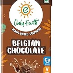 Only Earth Oats Shake | Belgian Chocolate | Plant-based | Lactose-free | No Added Preservatives, Colors | Cholesterol-free | Guilt-free | With Calcium, Vitamin D, B1, B2 and B12 | 1 L-3