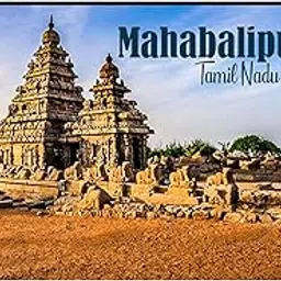 AVI Rubber Rectangular Fridge Magnet Multicolour Mahabalipuram Tamil Nadu Design Travel Souvenir RFM00144-picture-10