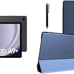 Samsung Combo Galaxy Tab A9+ 27.94 cm/11.0 inch Display,RAM 8 GB/ROM 128 GB Expandable,Wi-Fi Tablet,Gray with ProElite Cover Galaxy Tab A9 Plus 11" Flip Case Cover with Stylus Pen,Dark Blue-image-52