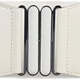 Women White Srtrechable Leather Buckle Belt-image-54