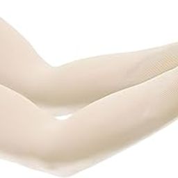 Shirsh UV Sun Protection Compression Arm Sleeves for Men & Women,Cooling Athletic Sports Sleeve for Football,Golf,Volleyball,Cricket - 1 Pair (White)-28
