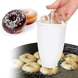 MVM Enterprise Donut Doughnut Maker Batter Dispenser Manual Doughnut Machine Plastic Donut Maker,Deep Fry Donut Mould (Pack of 1)(Multicolor)-image-82