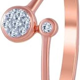 p.c. chandra jewellers 14k (585) Rose Gold and Diamond Ring for Women-picture-10