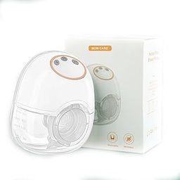 MOM CARE Wearable Electric Breast Pump For Feeding Mothers,4 Modes & 12 Levels, Silent,Painless, Anti Leak, Suckling,Messaging, LED Screen, Rechargeable, Portable,One Size Fits all White(1 pcs)-14