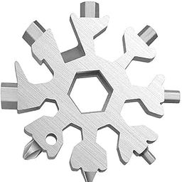 HINGLADIYA EXPORT18-in-1 Multi-Purpose Screwdriver Tool, Snowflake Multi-Tool, Key-chain-screwdriver, Bottle Opener Tool, Portable Keychain Multitool Wrench-image-25