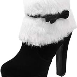 CALANDIS™ Women Platform Faux Suede Ankle Boots Round Toe High Heels Zipper Booties 36 | Womens Shoes-32