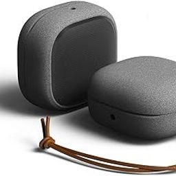Oboe PC Case Compatible with Samsung Galaxy Buds FE (2023), 2 Pro (2022), 2 (2021), Pro (2021), Live with Lanyard (Sand Stone) [Buds & Charging Case Not Included]-16