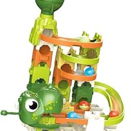 VELURA Marble Run for Kids Educational Learning Toy Birthday Gift Marble Race Track 40PCS|1 Dunkleosteus Figurine|Toys & Hobbies|Toys & Hobbies-17