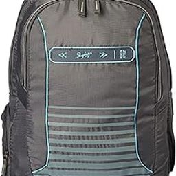 Galaxy Black Casual Backpack Water-Resistant Lightweight Bag with Multiple Compartments & Padded Straps for School, College, Office & Travel-picture-1