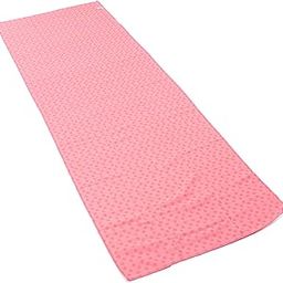 MXGZ Yoga Towel, Exercise Mat Towel Slip Resistant Soft Portable Microfiber for Shower for Beach (Pink)-image-2
