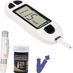 Control D Blood Glucose Monitor (Pack of 25 Strips, White)-6
