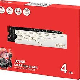 ADATA XPG Mars 980 Blade 4TB Upto 14000MB/s PCIe Gen5 x4 M.2 2280 Solid State Drive-image-2