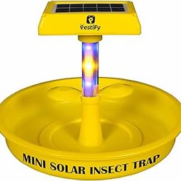 Mini Solar Insect Trap Pack of 2 for Agriculture with UV Light| Solar Light Trap for Agriculture Insects Pests Captures 120 Types Insects| 6 Months Warranty| Dual Work Insect Trap-image-30
