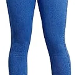adbucks Women's Slim Fit Mid Rise Jeggings II Women's Denim Skinny Fit Jeggings with Stretchable Mid-Rise Waist Ankle Length Solid Pattern and Elastic Closure Type-picture-1