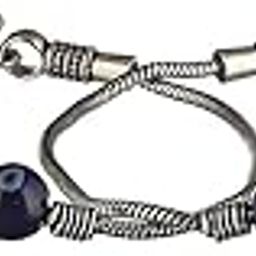 Set of 2 Evil Eye Anklet, Evil Eye Charms, Nazariya for Women, Girls-5